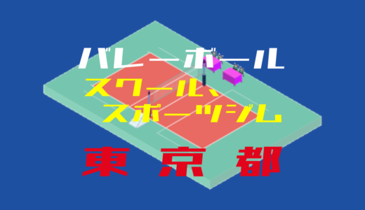 【東京都】バレーボールスクール、スポーツジム【2022年度版】