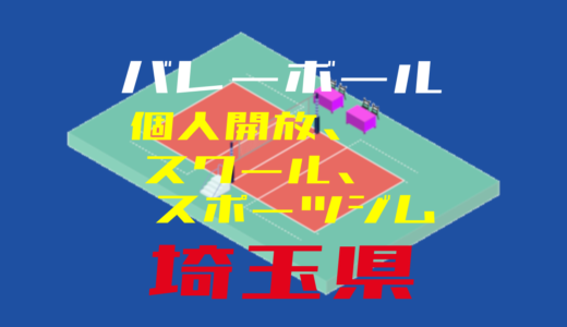 埼玉県バレーボール個人開放、スクール、スポーツジム