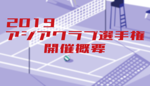 2019アジアクラブ選手権概要