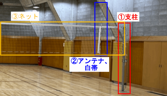 バレーボールネット詳細