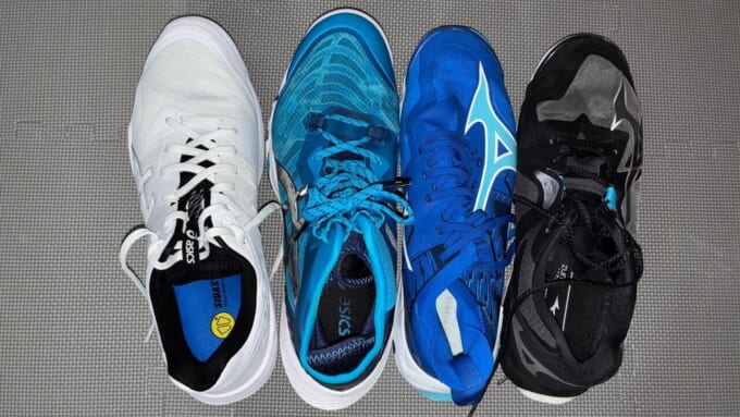 最近使用したシューズたち