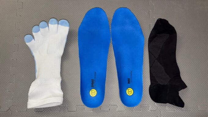 インソールとソックス